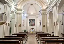 Intérieur de l'église paroissiale de Santa Lucia di Piagge