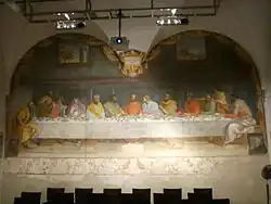 Le réfectoire La Cène d'Alessandro Allori.