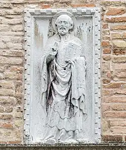 Saint Nicolas Bas-relief du XIIIe&nbsp;siècle