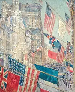 Childe Hassam, Allies Day, May 1917, 1917.