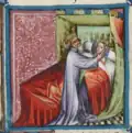 Bibliothèque nationale de France, manuscrit Fr. 2608, fo&nbsp;36&nbsp;vo, vers 1390-1400.