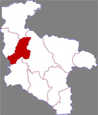 Localisation de Hànyīn Xiàn