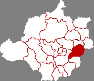 Localisation de Ānxīn Xiàn