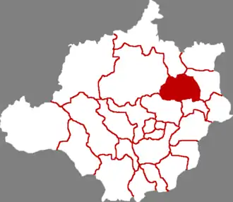 Localisation de Dìngxīng Xiàn