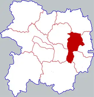 Localisation de Qíshān Xiàn