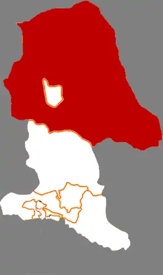 Localisation de Dá'ěrhǎn Màomíng'ān Liánhé Qí