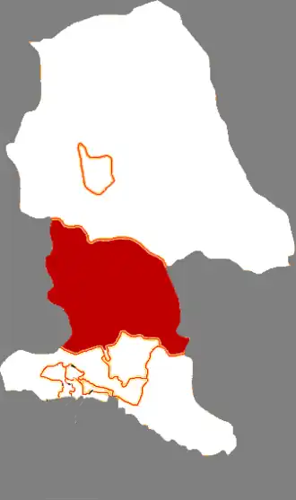 Localisation de Gùyáng Xiàn