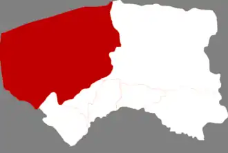 Localisation de Wūlātè Hòu Qí