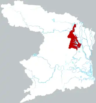 Localisation de Jīnshì