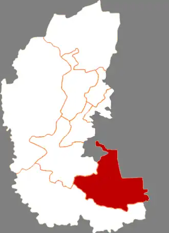 Localisation de Zhàozhōu Xiàn