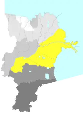 Localisation de Kěnlì Xiàn