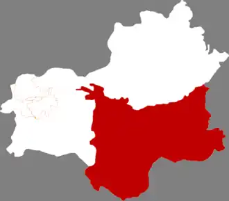 Localisation de Xīnbīn mǎnzú Zìzhìxiàn