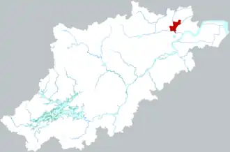 Localisation de Gǒngshù Qū