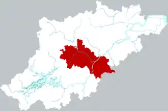 Localisation de Tónglú Xiàn