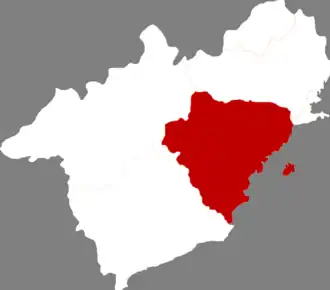 Localisation de Xīngchéng shi