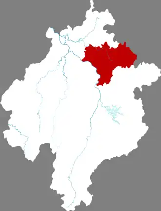 Localisation de Jīnxī xiàn