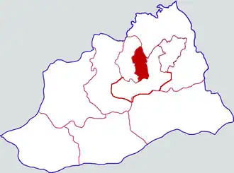 Localisation de Jiěfàng Qū