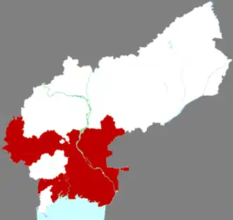 Localisation de Línghǎi