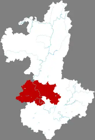 Localisation de Liǔchéng Xiàn