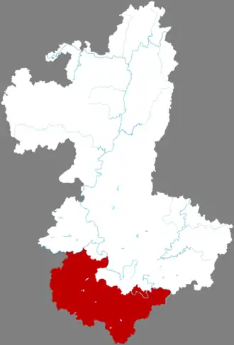 Localisation de Liǔjiāng Qū