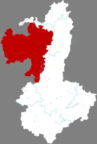 Localisation de Róngshuǐ miáozú Zìzhìxiàn