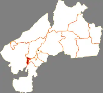 Localisation de Fùlā'ěrjī Qū