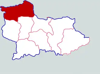 Localisation de Mínquán Xiàn