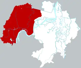 Localisation de Wúwéi Xiàn