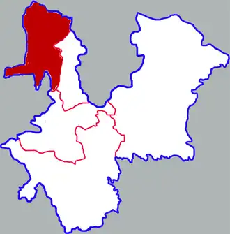 Localisation de Qīngtóngxiá