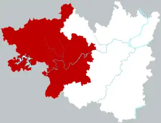 Localisation de Xiāngxiāng