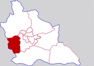 Localisation de Huòjiā Xiàn