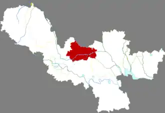 Localisation de Jiǎwāng Qū