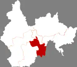 Localisation de Lóngjǐng