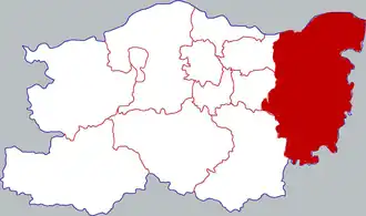 Localisation de Zhōngmù Xiàn