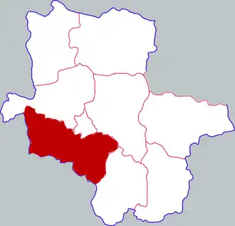 Localisation de Shāngshuǐ Xiàn