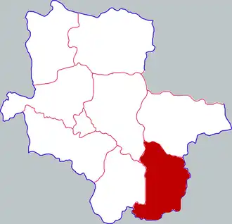 Localisation de Shěnqiū Xiàn