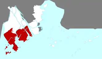 Localisation de Jīnwān Qū