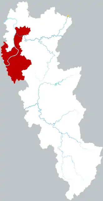 Localisation de Zhūzhōu Xiàn