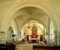 Le chœur de l'église Saint-Germain.