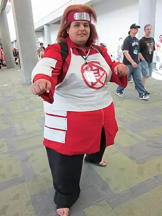 Cosplay de Chôji Akimichi au :FanimeCon&nbsp;(en) en 2010