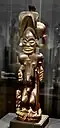 Figure de l'ancêtre mythique Chibinda Ilunga. Bois, vers 1850, style du pays d'origine, « école de Moxico » (?). Museum Rietberg