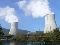 Une photographie de la centrale nucléaire de Chooz.