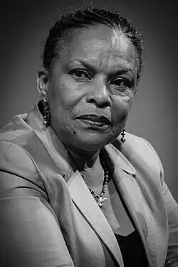 La femme politique Christiane Taubira.