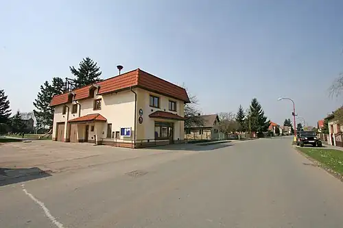 Chudeřice : la mairie.