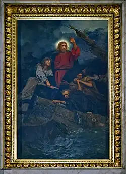 Chrystus uciszający burzę tableau de Henryk Siemiradzki, 1882