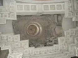 Détail du plafond de la chapelle des Pociej.