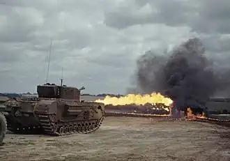 Char lance-flammes Churchill