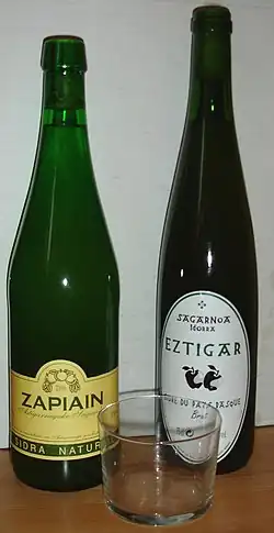Cidre basque.