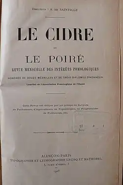 Image illustrative de l’article Le Cidre et le Poiré