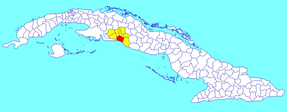 Municipalité de Cienfuegos dans la province de Cienfuegos